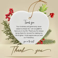 One person courteously expressing gratitude to another after receiving a gift