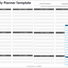 A calendar showing appointments recurring at regular intervals
