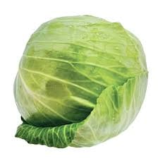 Fresh green cabbages, the main vegetable used to make sauerkraut.