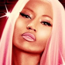 Portrait of singer and rapper Nicki Minaj