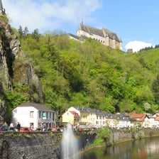 A landscape in Luxembourg near the Belgian border