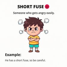 An illustration of a visibly angry person reacting impatiently.