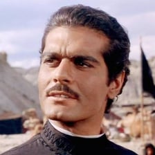 Portrait of actor Omar Sharif.