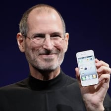 A portrait of Steve Jobs, the Apple co-founder whose formal first name was Steven.