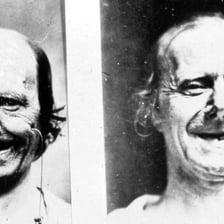 A person showing a sincere, unforced facial expression.