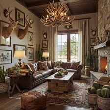 A friendly informal gathering in a rustic country setting