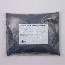 Fine black lampblack pigment made from soot