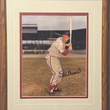 Stan Musial in a St. Louis Cardinals baseball uniform