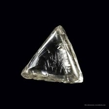 A faceted diamond crystal illustrating an adamantine, diamond-like appearance