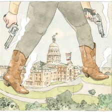 Illustration representing broad, far-reaching changes.