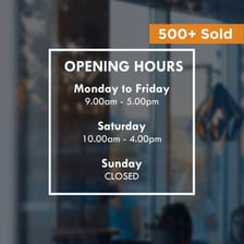 A shop with its doors open as customers return