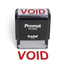 A legal document marked as void.