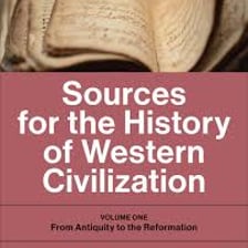 An open reference book containing reproduced historical documents.