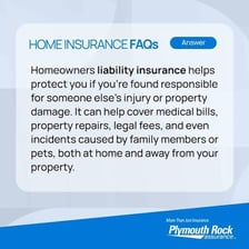 An insurance policy representing financial protection for a home