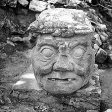 Ancient Maya ruins at Copán in present-day Honduras.