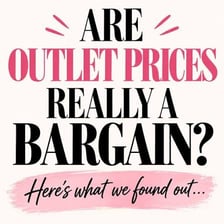 A shopper examining a low-priced product in a bargain setting.