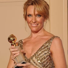 Portrait of actor Toni Collette at an awards event.