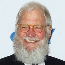 Portrait of television host and comedian David Letterman.