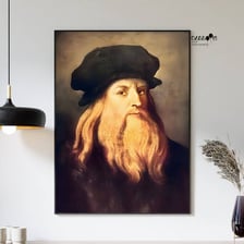 A portrait associated with Leonardo da Vinci, the Italian Renaissance painter.