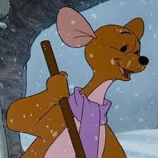 Kanga, a kangaroo character, with her child Roo.