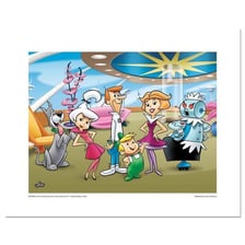 Astro with the Jetson family from the animated television series The Jetsons