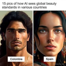 A group of diverse portraits illustrating differing personal perceptions of beauty