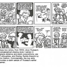 A Doonesbury comic strip featuring the character B.D.