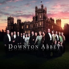 A promotional scene from the television series Downton Abbey.
