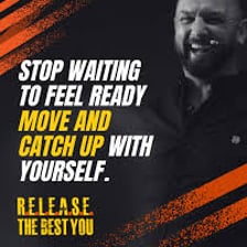 A person paused mid-step, hesitating to move forward