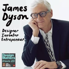 Portrait of British inventor Sir James Dyson