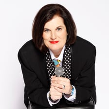 Portrait of comedian Paula Poundstone