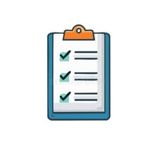 A completed project checklist with every task marked finished.
