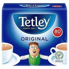 Packaging for Tetley, a British tea brand.