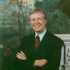 Portrait of former U.S. president Jimmy Carter