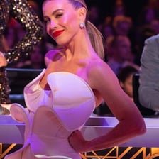 Julianne Hough performs a dance.