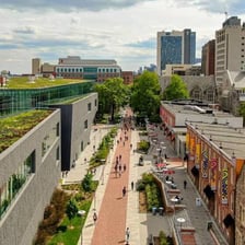 A view of Temple University’s Philadelphia campus