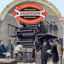 A book being printed as a new edition