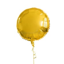 An inflated balloon stretched noticeably as it expands.