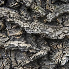 A close-up showing a roughened area where a surface has been scraped or worn away.