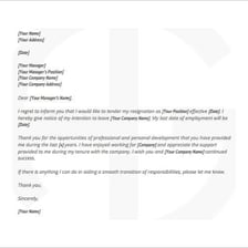 An employee presenting a resignation letter to a manager.