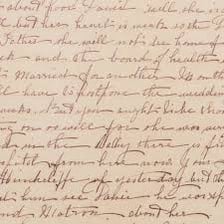 A handwritten sentence written out fully in a notebook.