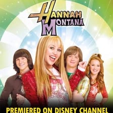 Promotional image associated with the Disney Channel series Hannah Montana