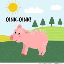 A pig standing in a farm enclosure.