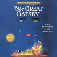 A book cover for F. Scott Fitzgerald’s The Great Gatsby.