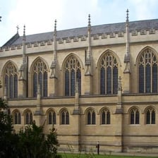 Historic buildings at Eton College in England