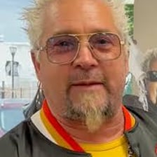 A collage showing Guy Fieri, Guy Fawkes, and Guy Lombardo