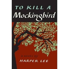 A book cover for Harper Lee’s To Kill a Mockingbird