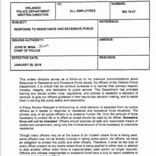 An official presenting a formal written directive