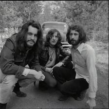 Rick Davies and Roger Hodgson performing with Supertramp