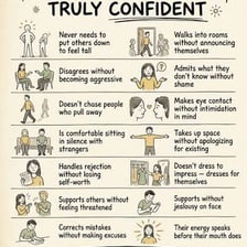 A confident person offering reassurance with an optimistic expression.